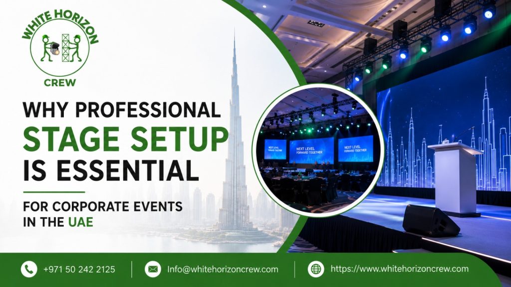 professional stage setup