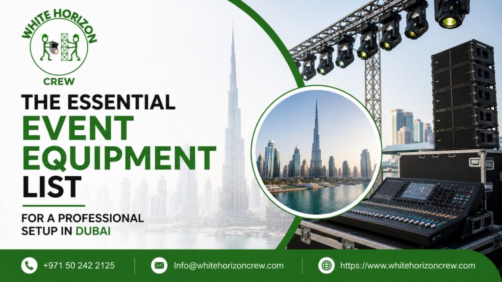 event equipment in uae