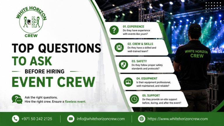 Top Questions to Ask Before Hiring Event Crew